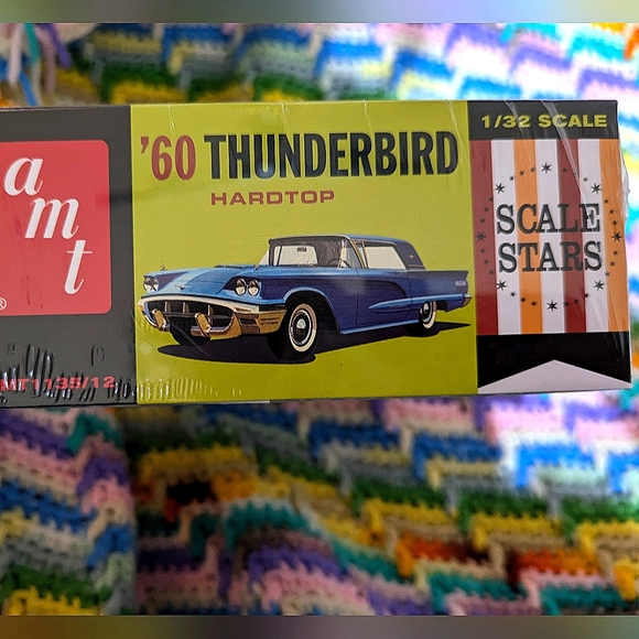 Vintage Retro DELUXE AMT '60 THUNDERBIRD | Hardtop 1/32 Scale Model Kit | SEALED - Picture 5 of 5